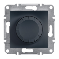 Светорегулятор - диммер проходной 600вт цвет антрацит (графит - черный) Schneider Electric Asfora