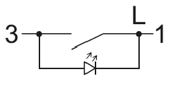 Схема одинарного выключателя шнайдер асфора с подсветкой