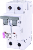 Автоматичний вимикач ETIMAT6 2р 10А тип С
