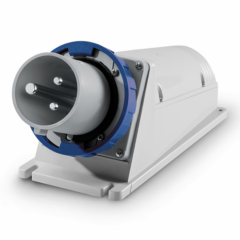 Вилка настінна Scame 125A 230V 2P+PE IP-67 (Optima)