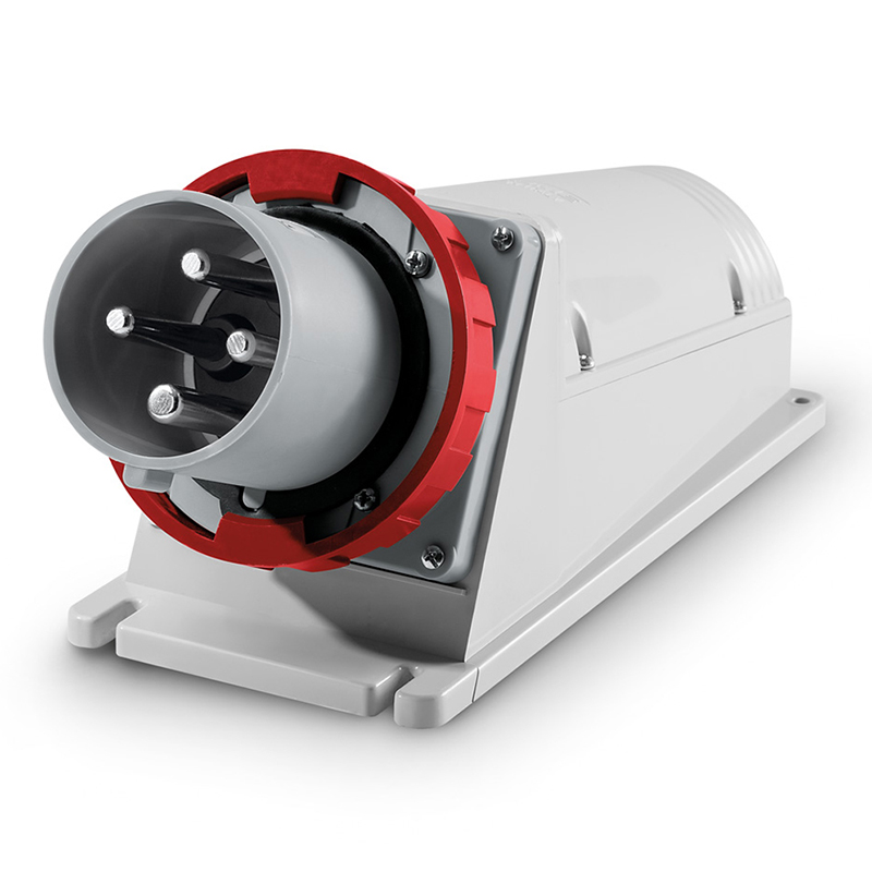 Вилка настінна Scame 125A 380V 3P+N+PE IP-67 (Optima)