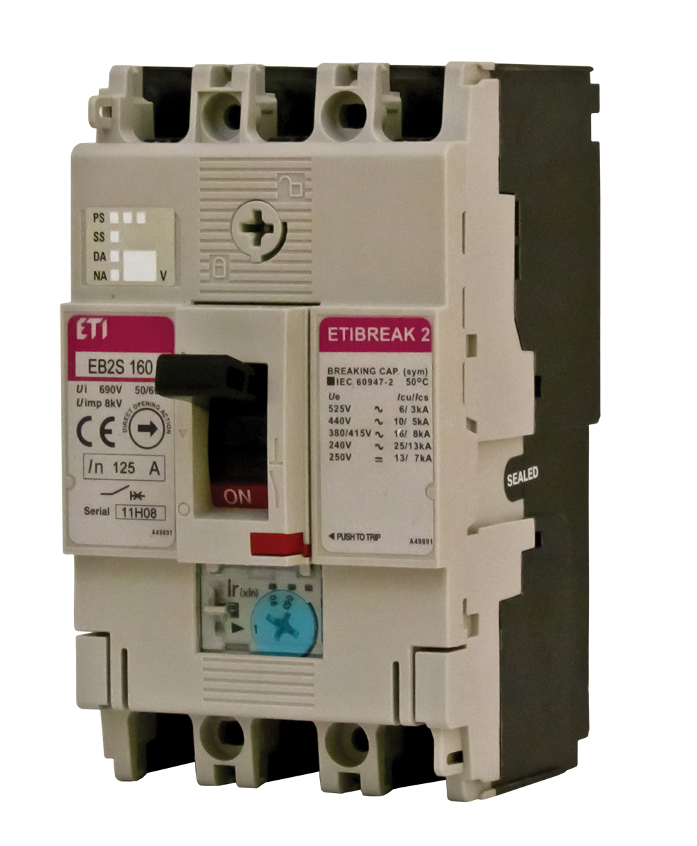 Авт. вимикач EB2S 160/3LA 80A 16кА (ETIBREAK)