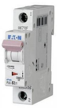 Авт. вимикач PL6-B4/1 1p 4A B 6кА (Eaton/Moller) 