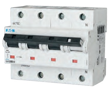 Авт. вимикач PLHT-D63/3N 3p+N 63A D25кА (Eaton/Moller) 