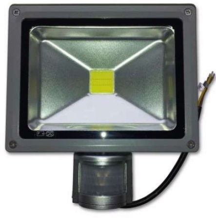 Прожектор Lemanso LMPS-50 50W 6500K з сенсором руху