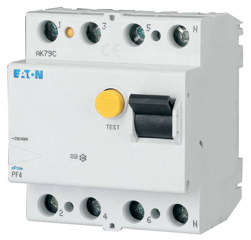 Дифреле PF4-63/4/03 4p 63A 0.3 4.5кА (Eaton/Moller) 