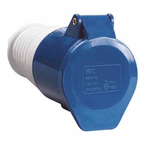 Переносна розетка ССИ-223 32A 230V 2P+PE IP-44