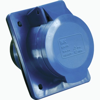 Панельна розетка ССИ-423 32A 230V 2P+PE IP-44