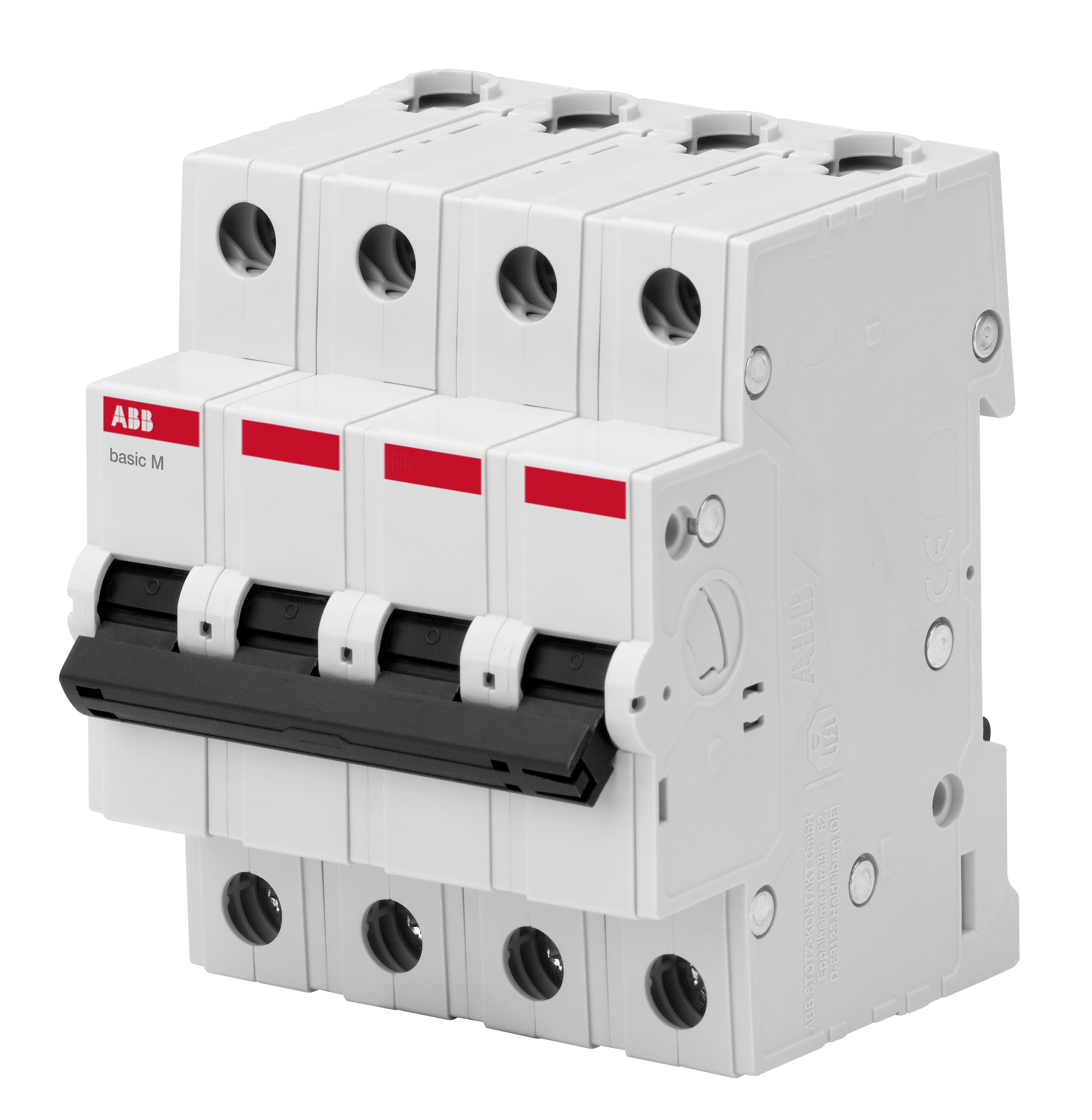 Автоматичний вимикач ABB Basic M 4p 20A тип B (BMS414B20)