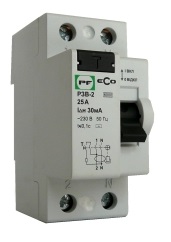 Диф реле(ПЗВ) РЗВ-2-25-30 2р 25А 30мА (ECO)