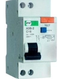 Диф.автомат АЗВ-2-С20-30 2р 20А 30мА 6кА (Standart)