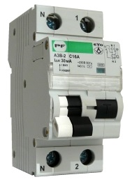 Диф.автомат АЗВ-2-С25-30 2р 25А 30мА 6кА (EVO)