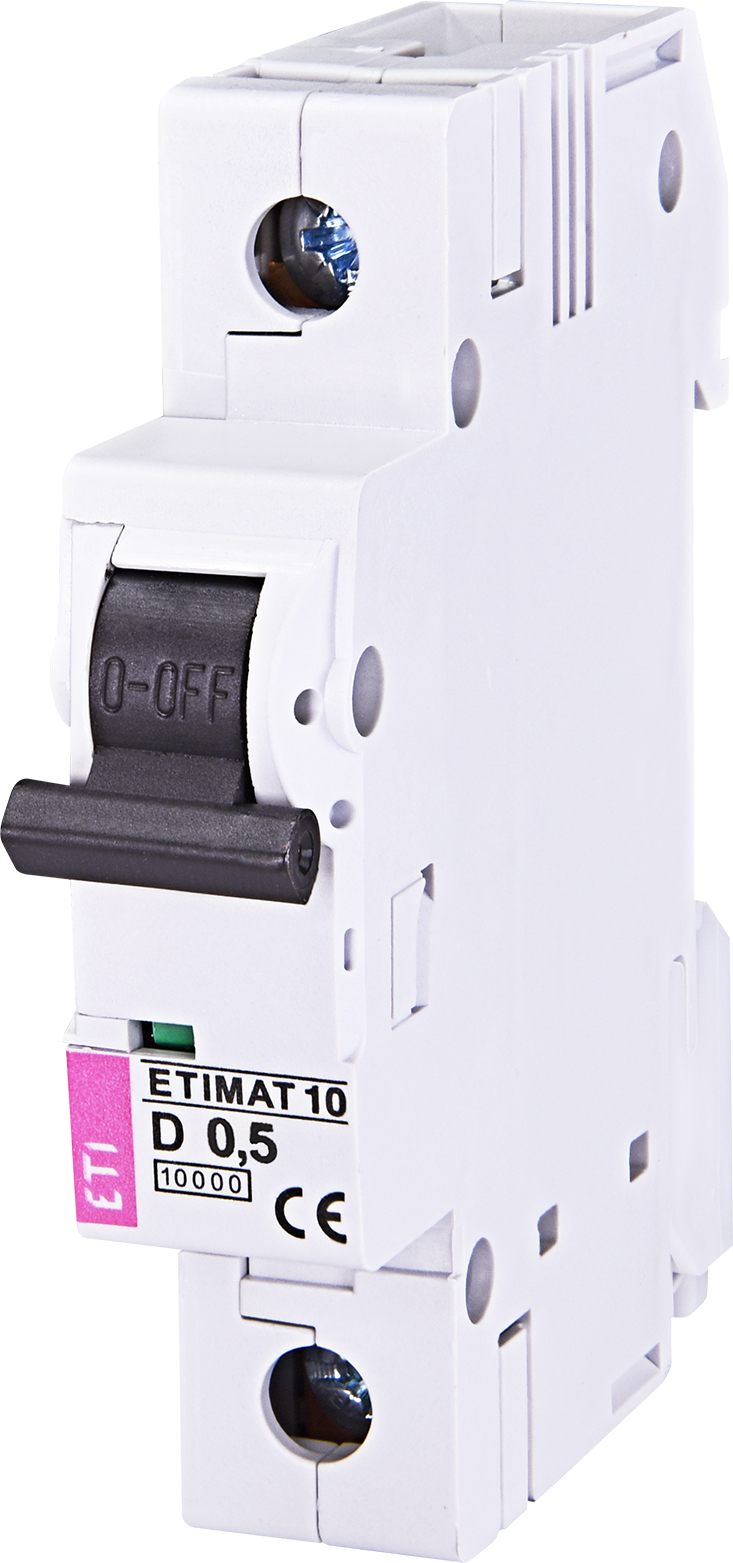 Автоматичний вимикач ETIMAT10 1p 0,5А тип D