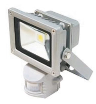 Прожектор Lemanso LMPS-10 10W 4000K з сенсором руху