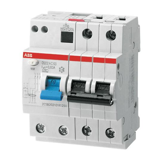 Дифавтомат DS202 AC-B6/0.03 тип АС х-ка B